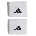 adidas wrist sweatband Small white - 2 pieces