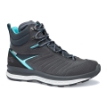 Hanwag Hiking Shoes Blueridge ES (suede leather, waterproof) asphalt grey/ocean blue Women