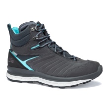 Hanwag Hiking Shoes Blueridge ES (suede leather, waterproof) asphalt grey/ocean blue Women