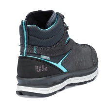 Hanwag Hiking Shoes Blueridge ES (suede leather, waterproof) asphalt grey/ocean blue Women