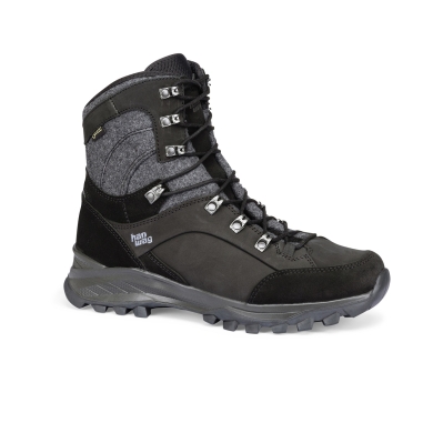 Hanwag Winter Hiking Shoes Banks Winter GTX (Nubuck leather, waterproof) black/asphalt grey Men