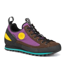 Hanwag Hiking Travel Shoes Red Dot Low GTX (Suede, waterproof) brown/purple men's