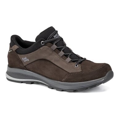 Hanwag Hiking Shoes Banks Low GTX (Nubuck and suede leather, waterproof) moccabraun Men