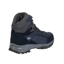 Hanwag Banks Lady GTX Walking Shoes (Nubuck Leather, Waterproof) Navy Blue/Asphalt Grey Ladies