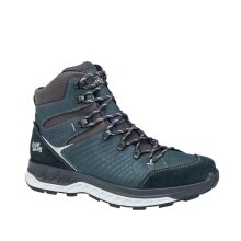 Hanwag Hiking Shoes Bluecliff EcoShell (Nubuck Leather/Suede, waterproof) steel blue/frost men's