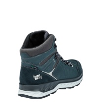 Hanwag Hiking Shoes Bluecliff EcoShell (Nubuck Leather/Suede, waterproof) steel blue/frost men's