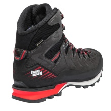 Hanwag Makra Pro GTX Hiking Boots (Suede, Waterproof, Mountaineering) Asphalt Grey/Red Men's