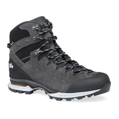 Hanwag Makra Trek GTX Hiking Boots (Suede, Waterproof) Asphalt Grey Men's