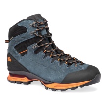 Hanwag Makra Trek GTX Hiking Boots (Suede, waterproof) blue/orange Men's