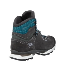 Hanwag Tatra Light Lady GTX Hiking Shoes (Suede, Waterproof) Asphalt Grey/Ocean Blue Ladies