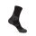 Hanwag Hiking Sock Crew Hike Sock (moisture-wicking, lightweight) asphalt grey/green - 1 pair