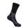 Hanwag Trekking Sock Crew Trek Merino Sock (Merino Wool, High Comfort) Black/Blue - 1 Pair