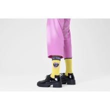 Happy Socks Daily Sock Crew Elton John The Bitch Is Back yellow - 1 pair