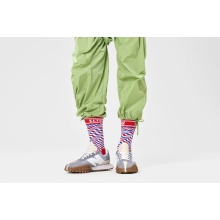 Happy Socks Daily Sock Crew Elton John Striped red - 1 Pair