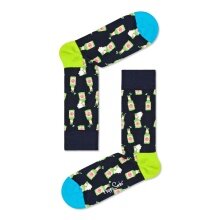 Happy Socks Daily Sock Crew Beer (Dark Blue) - 1 Pair