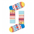 Happy Socks Daily Sock Crew Beach Time (Beach Day) colourful - 1 Pair