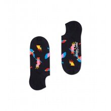 Happy Socks Daily Sock No Show Sneaker Cockatoo (Cockatoos) black - 1 pair