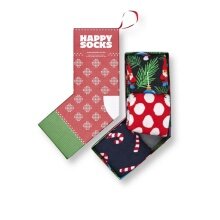 Happy Socks Daily Sock Crew X-Mas Stocking Socks Gift Set colourful <b>Gift Box</b> - 3 Pairs