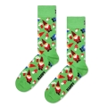 Happy Socks Daily Sock Crew Christmas Gnome (Santa Claus) green - 1 Pair