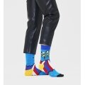 Happy Socks Daily Sock Crew Super Dad blue - 1 Pair