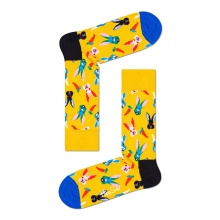 Happy Socks Daily Sock Crew Easter Bunny (Yellow) - 1 Pair