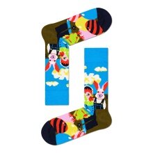 Happy Socks Daily Sock Crew Easter Egg (Easter Egg) blue - 1 pair