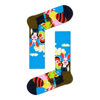 Happy Socks Daily Sock Crew Easter Egg (Easter Egg) blue - 1 pair