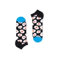 Happy Socks Daily Sock Sneaker Low Sunny Side Up (Fried Egg) black - 1 Pair