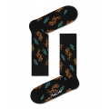 Happy Socks Daily Sock Crew Flamingo black - 1 pair