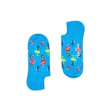 Happy Socks Daily Sock No Show Sneaker Flamingo blue - 1 Pair