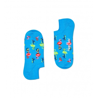 Happy Socks Daily Sock No Show Sneaker Flamingo blue - 1 Pair