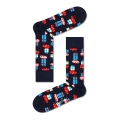 Happy Socks Daily Sock Crew Holiday Shopping (Christmas) black - 1 pair