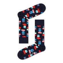 Happy Socks Daily Sock Crew Holiday Shopping (Christmas) black - 1 pair