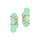 Happy Socks Daily Sock No Show Ice Cream mint - 1 Pair