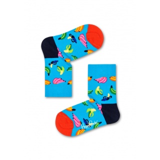 Happy Socks Daily Sock Kids Banana (Banana) light blue Children - 1 Pair