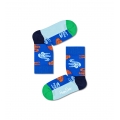 Happy Socks Daily Sock Crew Kids Crocodile Blue Children - 1 Pair