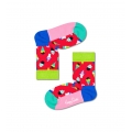 Happy Socks Daily Sock Crew Kids Ice Cream Magenta Red Children - 1 Pair