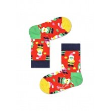 Happy Socks Daily Sock Kids Santa (Father Christmas) red 1 piece Boys/Girls