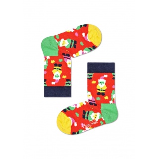 Happy Socks Daily Sock Kids Santa (Father Christmas) red 1 piece Boys/Girls