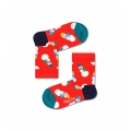 Happy Socks Day Sock Crew Kids Snowman Red Children - 1 Pair