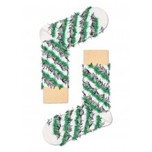 Happy Socks Daily Sock Crew Lashes white/green 1pc