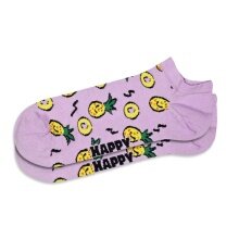 Happy Socks Daily Sock Sneaker Low Pineapple (Ananas) lilac pink - 1 Pair