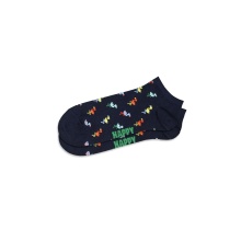 Happy Socks Daily Sock Sneaker Low (Ice/Flamingo) navy blue - 3 pairs