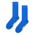 Happy Socks Daily Sock Crew Solid blue - 1 Pair