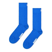 Happy Socks Daily Sock Crew Solid blue - 1 Pair