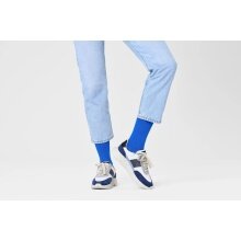 Happy Socks Daily Sock Crew Solid blue - 1 Pair