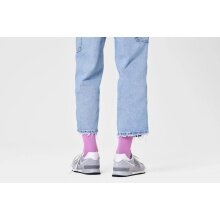 Happy Socks Daily Sock Crew Solid pink/black/grey - 3 Pairs