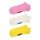 Happy Socks Daily Sock Sneaker Low Solid pink/yellow/white - 3 Pairs