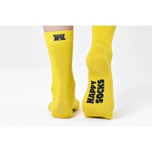 Happy Socks Daily Sock Crew Solid yellow - 1 Pair