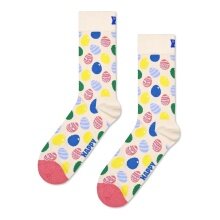 Happy Socks Daily Sock Crew Egg (Easter Egg) beige - 1 Pair